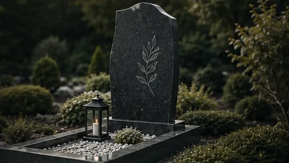 Памятник из гранита с гравировкой